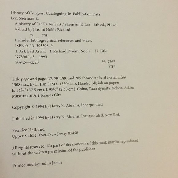 'A History of Far Eastern Art' Fifth Edition Cloth By Sherman E. Lee - Picture 13 of 15